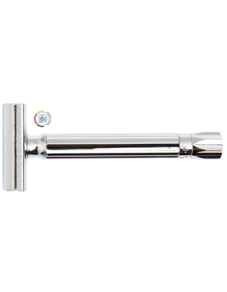 Merkur - 510 Progress Adjustable Safety Razor, Bright Chrome Knob
