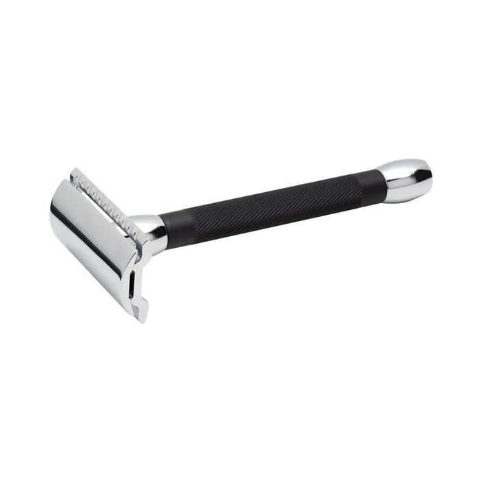 Merkur - 20C Long Handle Safety Razor, Black Handle - New England Shaving Company