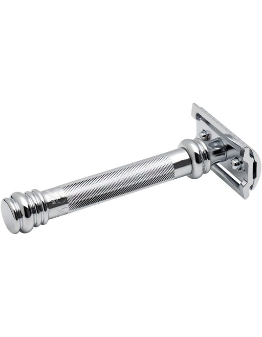 Merkur - 38C Long Handle Barber Pole Safety Razor, Chrome