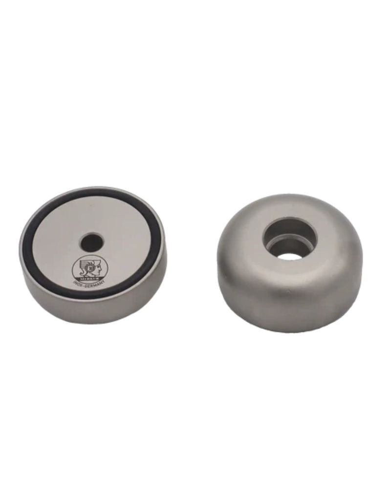 Merkur 4011 Inox razor top and bottom