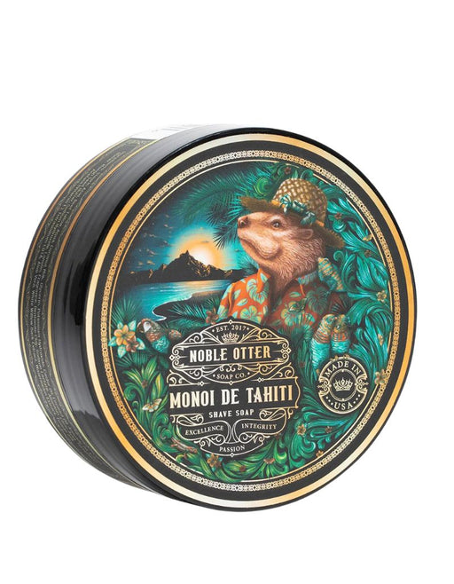 Noble Otter Soap Co. - Monoi de Tahiti Shaving Soap
