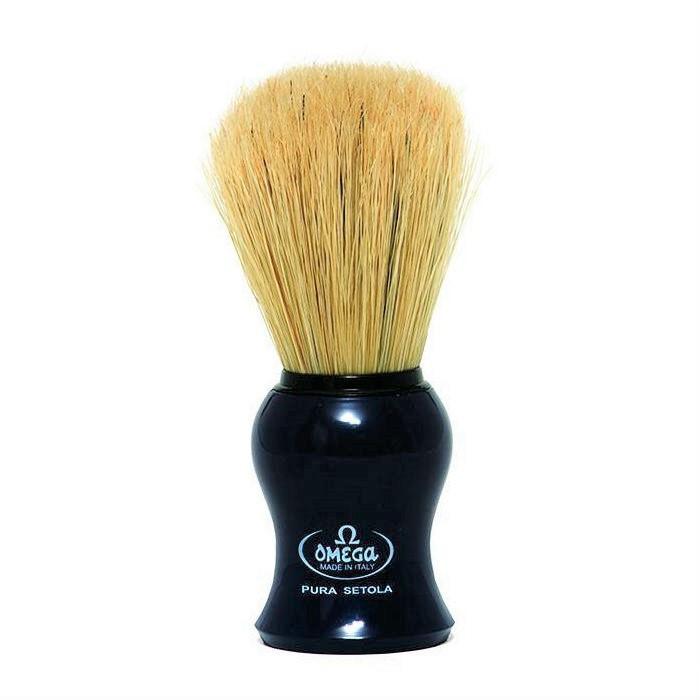 Omega - 10065 Boar Hair Shaving Brush - New England Shaving Company