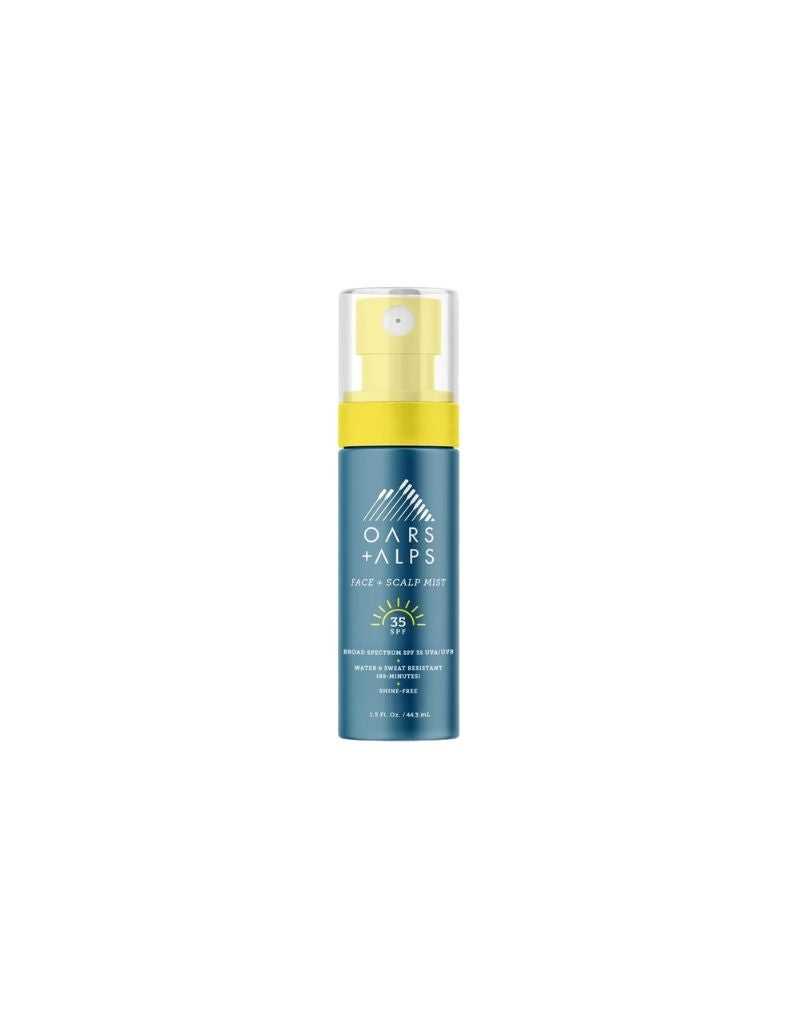 Oars + Alps Face & Scalp Mist SPF 35 spray bottle