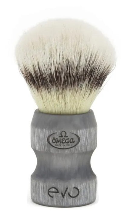 Omega - Evo Shaving Brush - Grey Stone - E1857