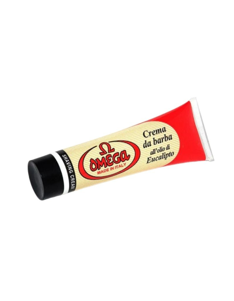 Omega - Eucalyptus Shaving Cream Tube, 5.07fl oz