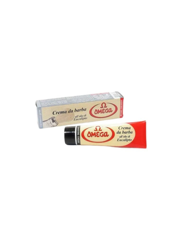 Omega - Eucalyptus Shaving Cream Tube, 5.07fl oz