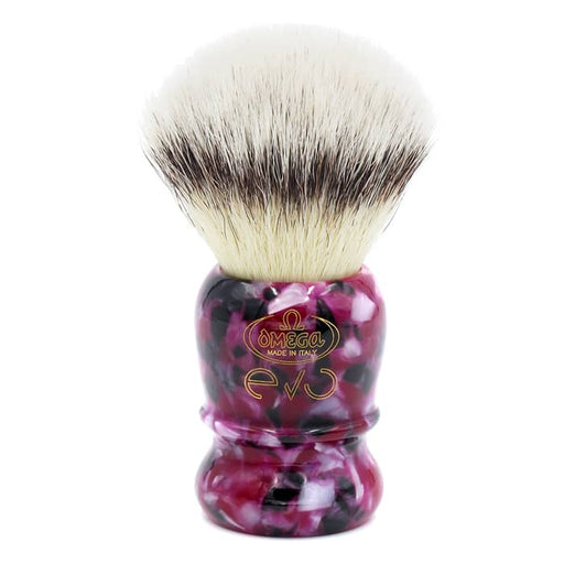 Omega - Evo Shaving Brush - Veteran Purple - E1891 - New England Shaving Company