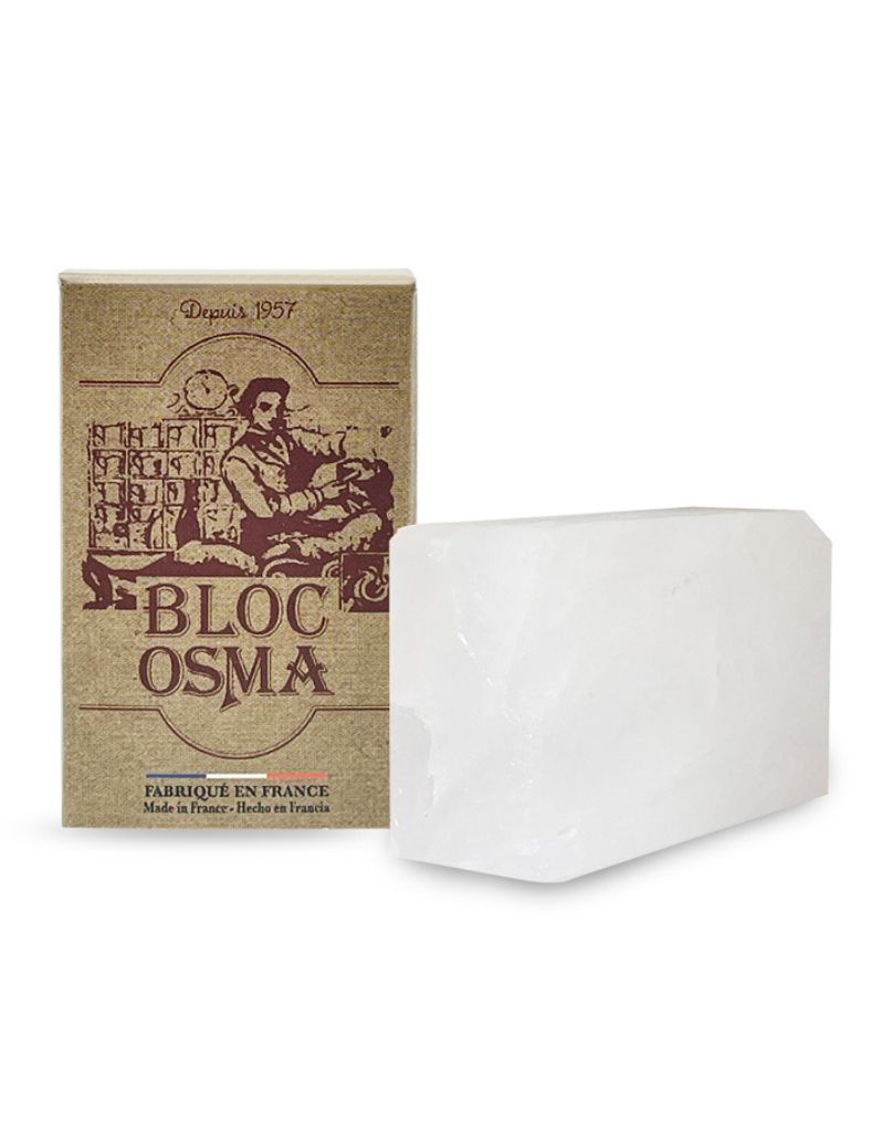 Osma Alum Block made from pure crystalline alum to soothe razor burn, nicks, and cuts