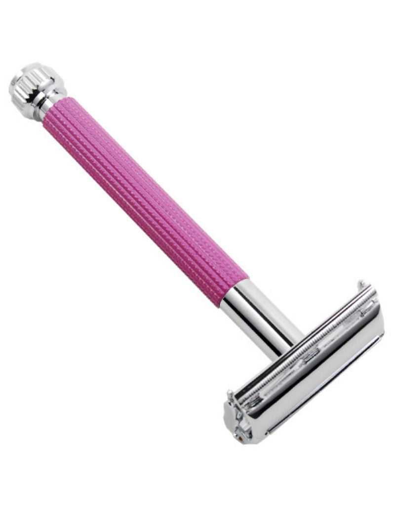 Parker - 29L Butterfly Twist-to-Open Safety Razor Long Handle, Lavender