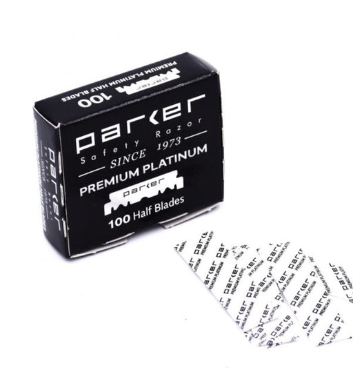 Parker - Premium Platinum Pre-cut Half Blades - New England Shaving Company