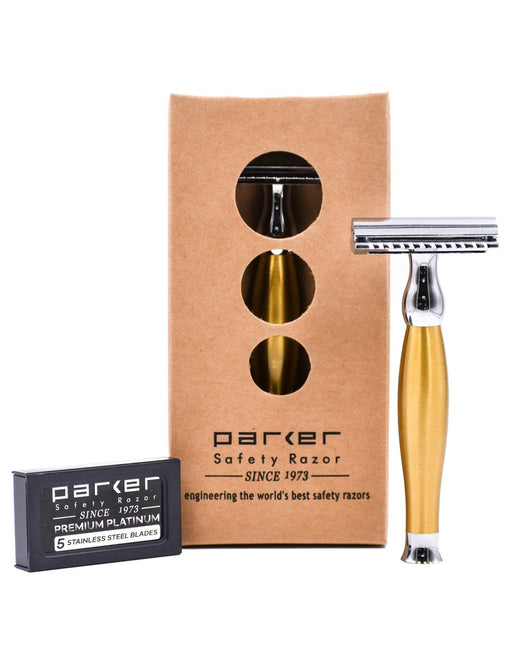 Parker - "Gold Tone" Closed Comb Safety Razor 48R