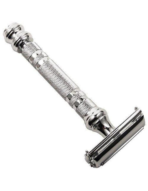 Parker - Super Heavyweight Butterfly Safety Razor 66R - Chrome - New England Shaving Company
