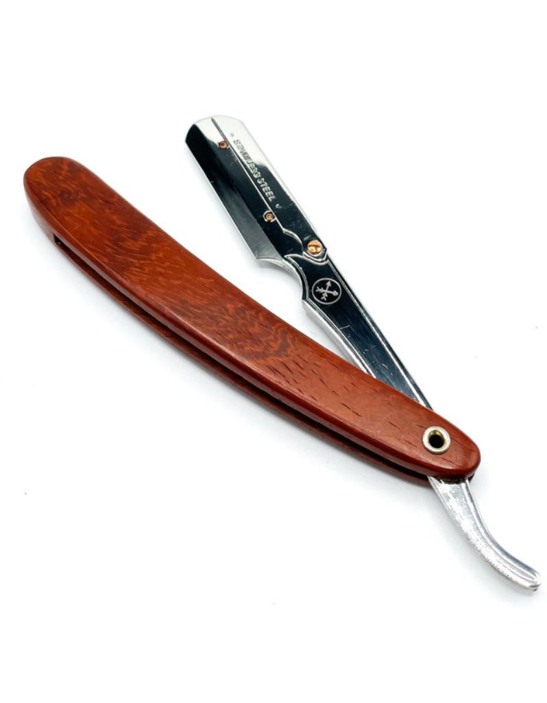 Parker - Professional Barber Razor Shavette SRRW, Rosewood Handle - New England Shaving Company