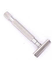 Parker Semi Slant 3 Piece Safety Razor 55SL - Satin Chrome - New England Shaving Company