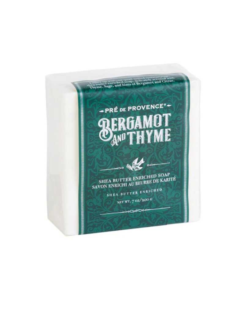 Pre de Provence Bergamot & Thyme 200 g soap cube with shea butter