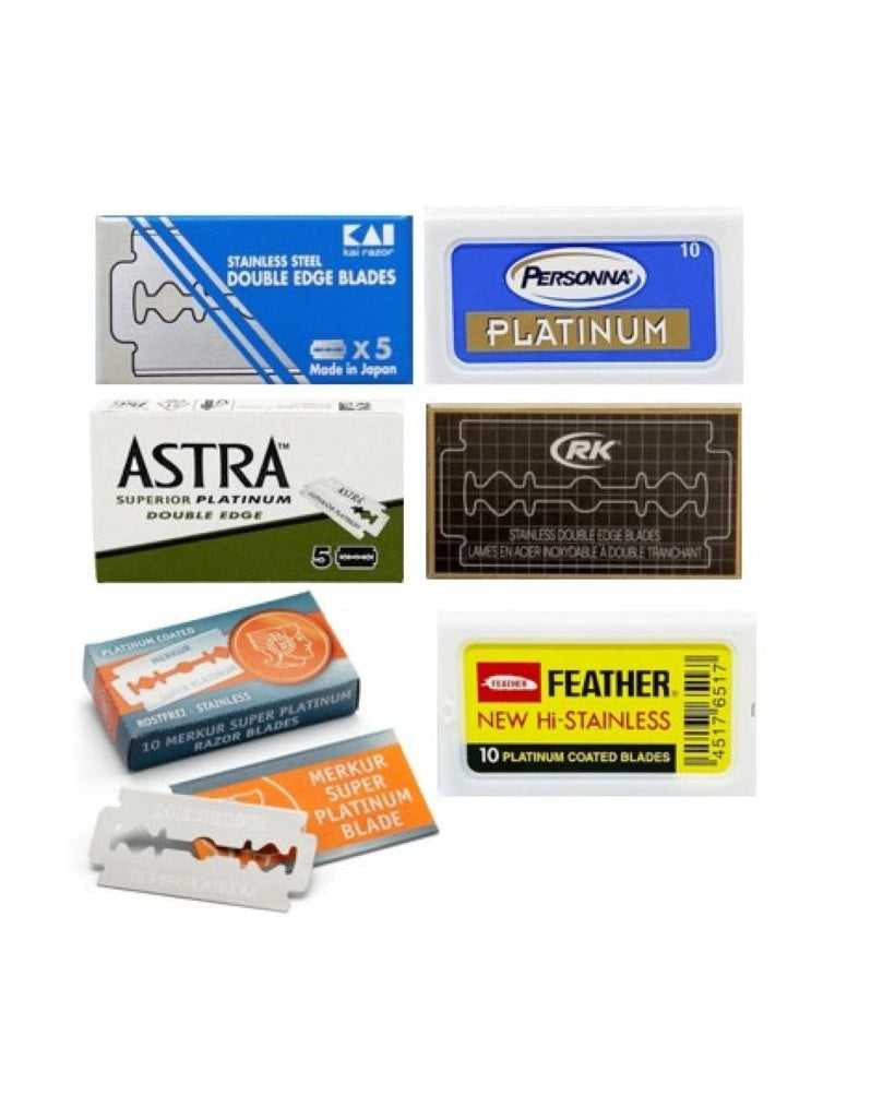 Premium 45 Safety Razor Blade Sampler