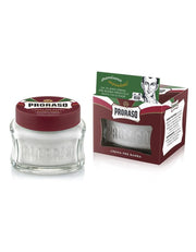 Proraso Red Pre-Shave Cream with Sandalwood and Shea Butter for coarse beards in 100ml jar