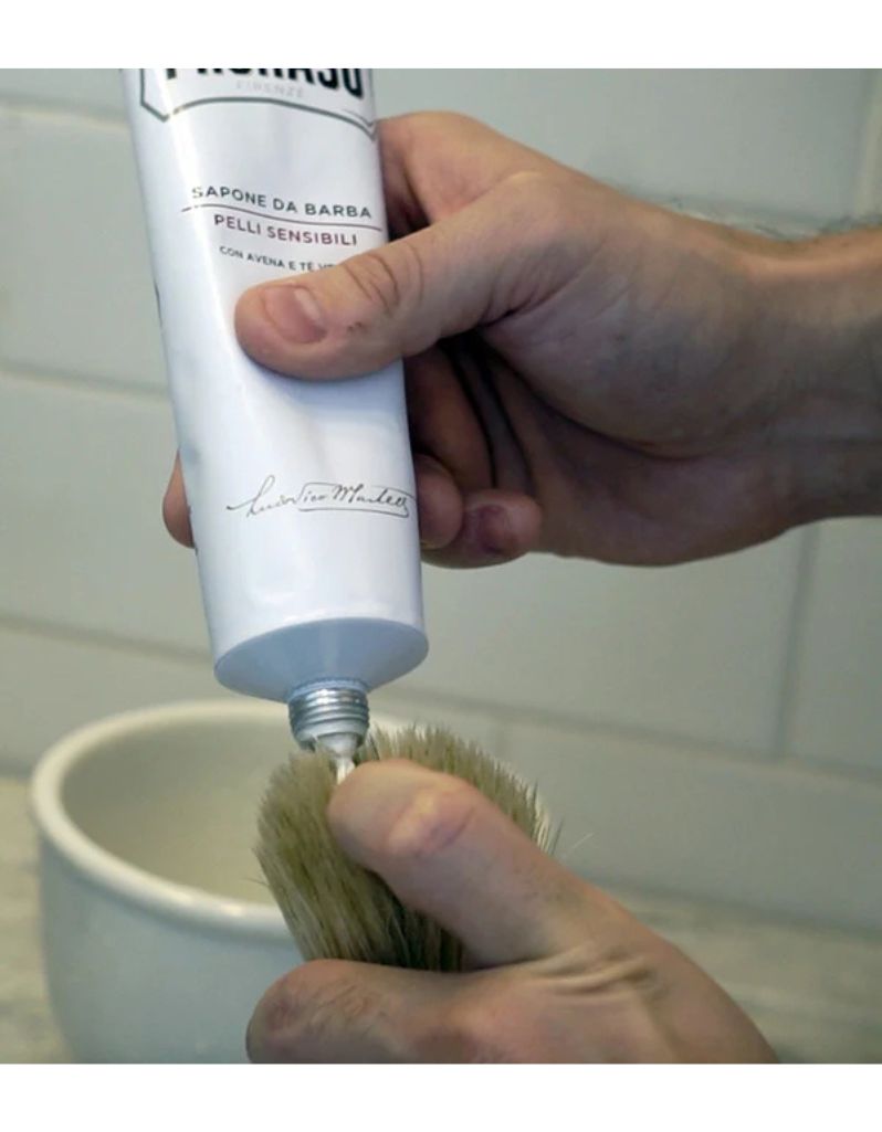 Proraso Shaving Cream Tube: Sensitive Skin - White