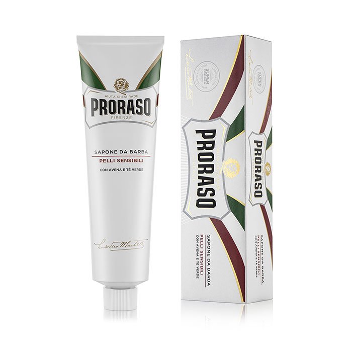 Proraso Shaving Cream Tube: Sensitive Skin - White