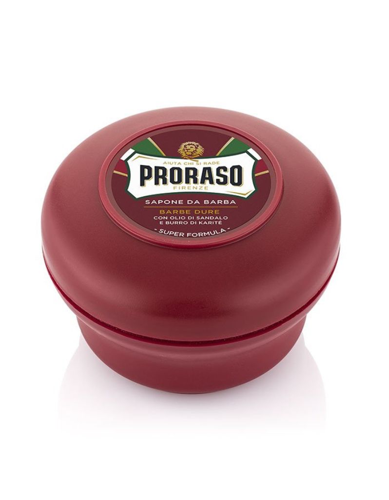 Proraso Shaving Soap: Nourishing for Coarse Beards - Red - New England Shaving Company