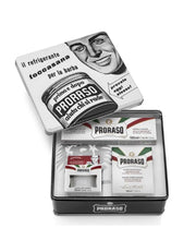 Proraso Vintage Gift Tin: Sensitive Skin Formula - White - New England Shaving Company