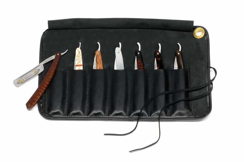 Thiers Issard -  Leather Roll for Seven Razors