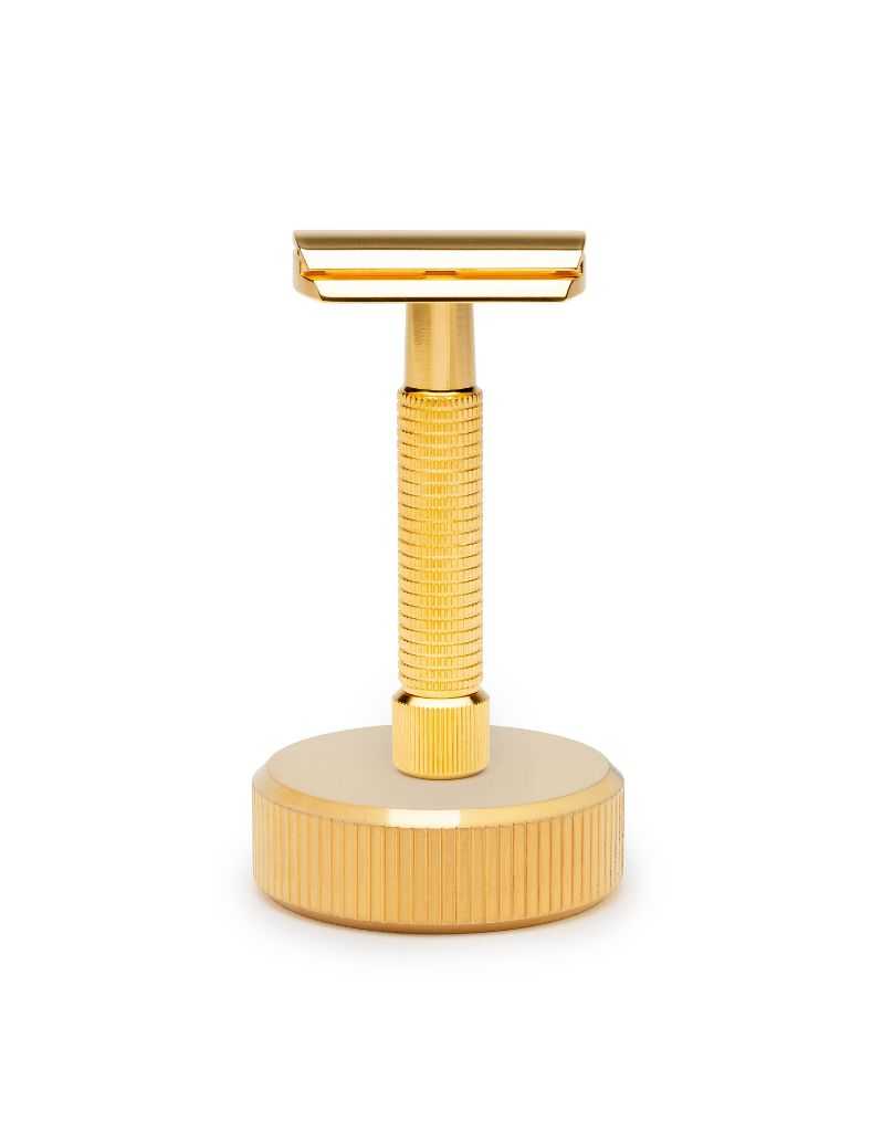 Rex Supply Co - Knurled Stainless Steel Razor Stand
