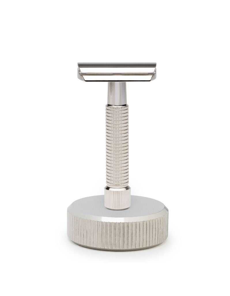 Rex Supply Co - Knurled Stainless Steel Razor Stand