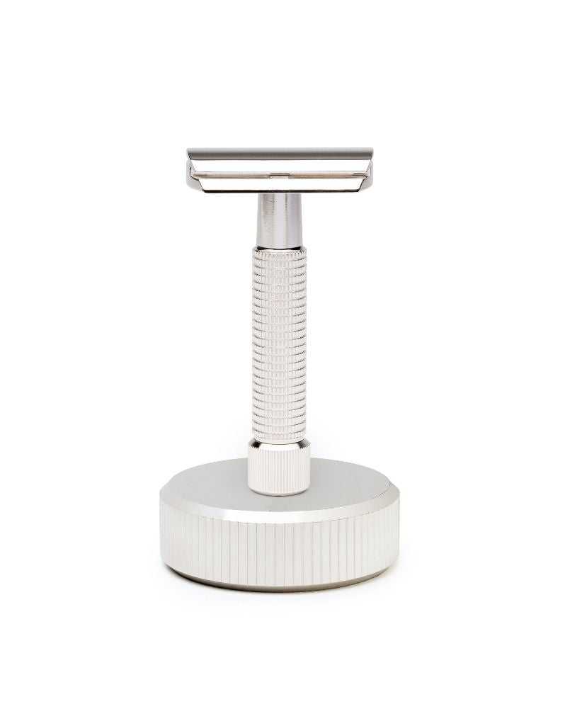 Rex Supply Co - Knurled Stainless Steel Razor Stand