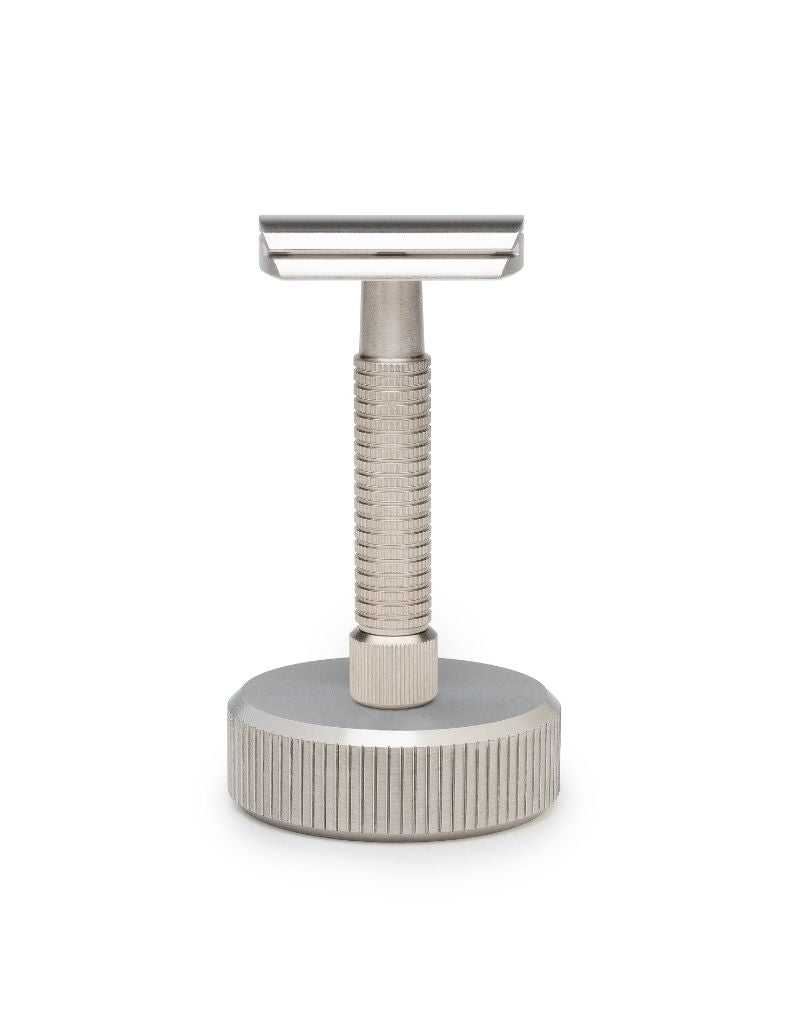 Rex Supply Co - Knurled Stainless Steel Razor Stand