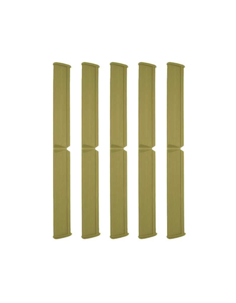 Green razor blade holder for American blades