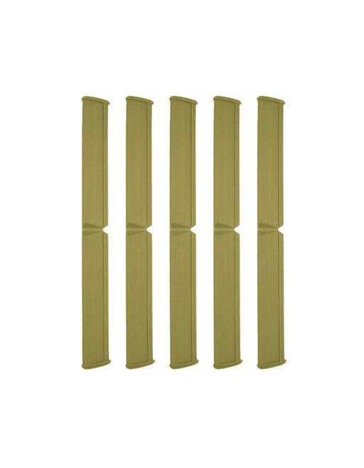 Green razor blade holder for American blades