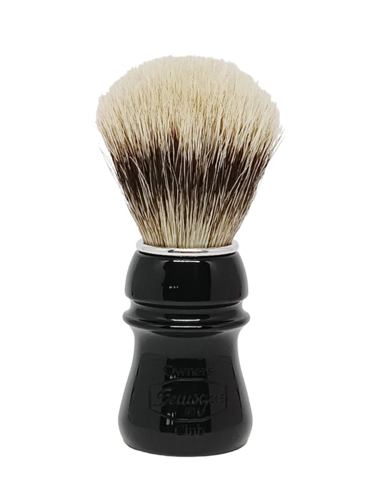 Semogue - Owner's Club C5 Finest Mistura Shaving Brush, Jet Black Handle, 24mm