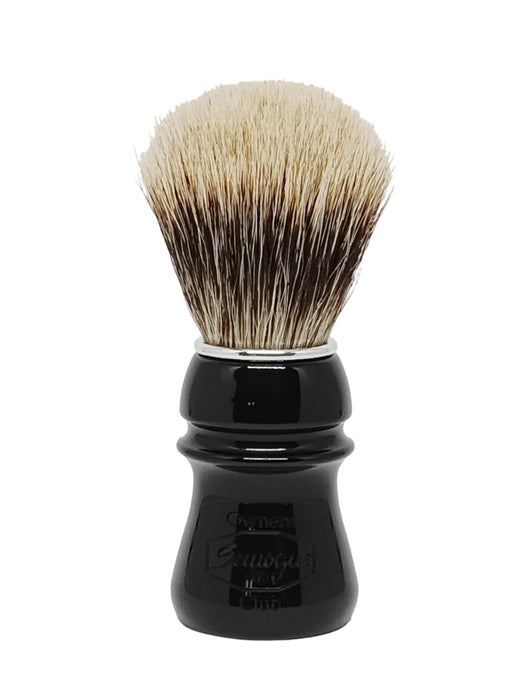 Semogue - Owner's Club C5 Finest Badger Shaving Brush, Jet Black Handle, 24mm