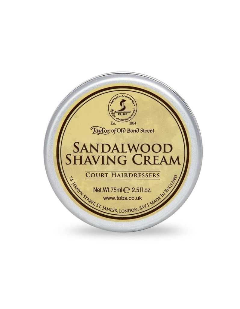 Taylor of Old Bond Street - Sandalwood Shaving Cream, Travel Size 75ml