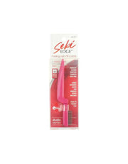 Seki Edge folding lash pin comb packaging on a white background