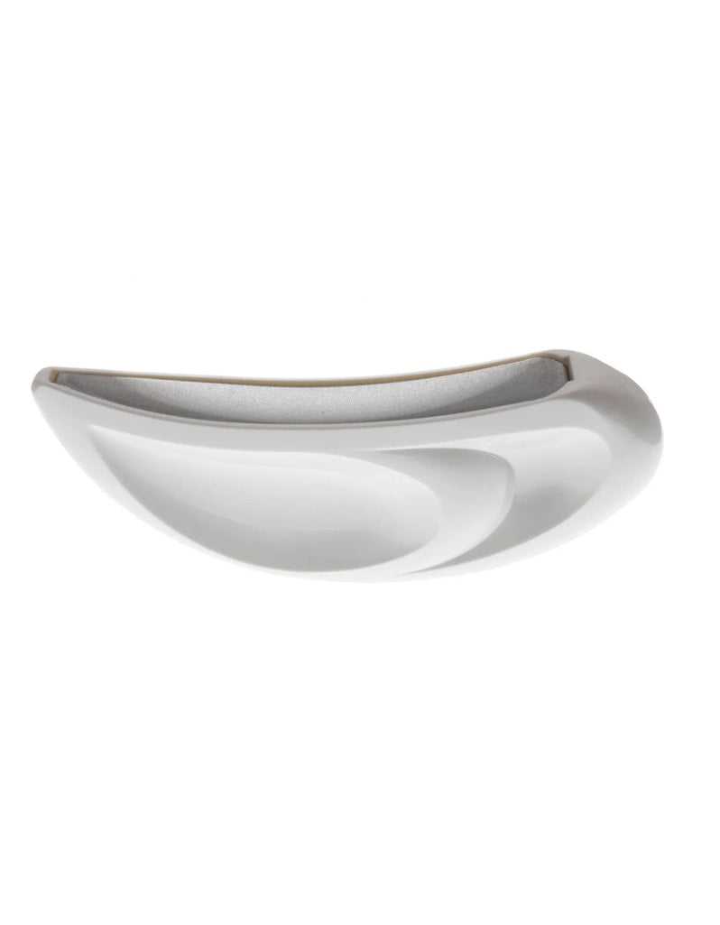 Japanese metal nail file with rounded design, safe for travel and seniors, hand-sharpened in Seki with ergonomic grip