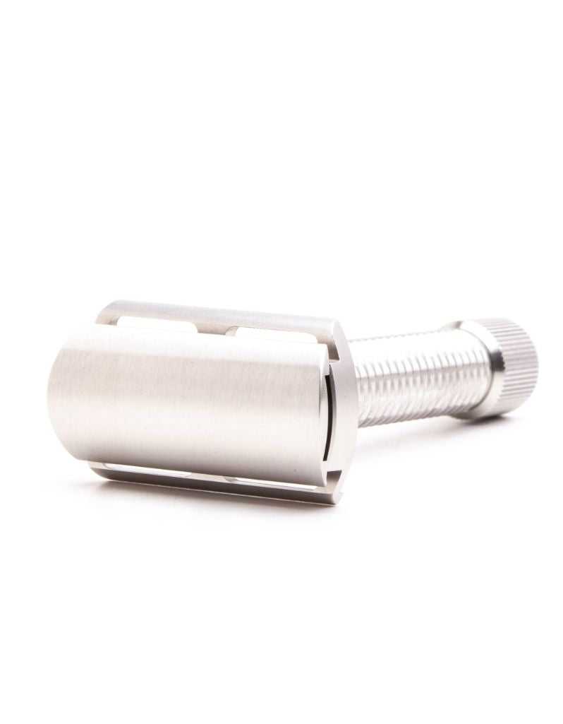 Rex Supply Co - Sentry Slant XL Three Piece Stainless Steel Safety Razor
