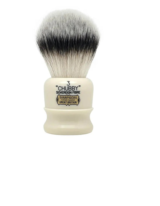 Simpson - Chubby 3 Shaving Brush, Sovereign Grade Synthetic Fiber