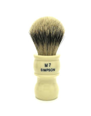 Simpson M7 Shaving brush with Super Badger (Silvertip) bristles