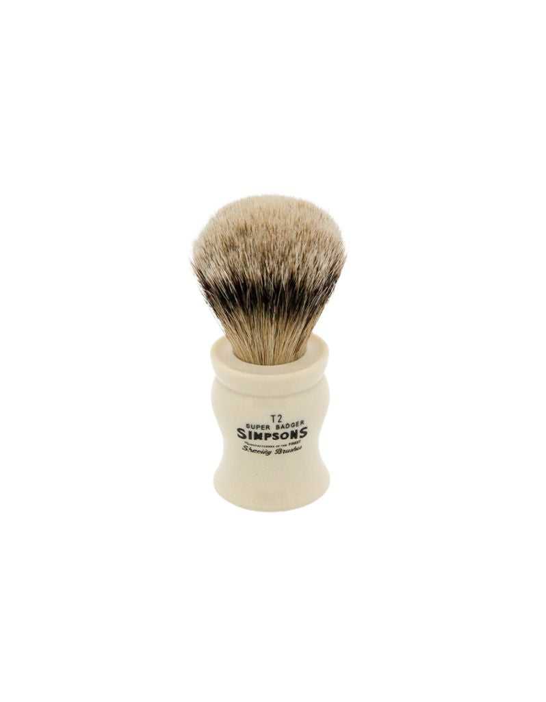 Simpson - Tulip T2 Shaving Brush, Super (Silvertip) Badger