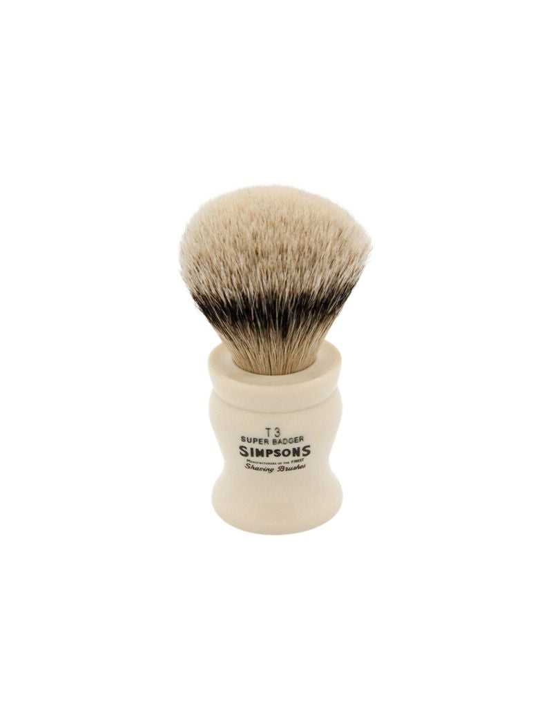 Simpson - Tulip T3 Shaving Brush, Super (Silvertip) Badger