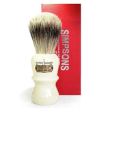 Simpson Emperor 2 Shaving Brush with Silvertip Badger knot and classic ergonomic handle