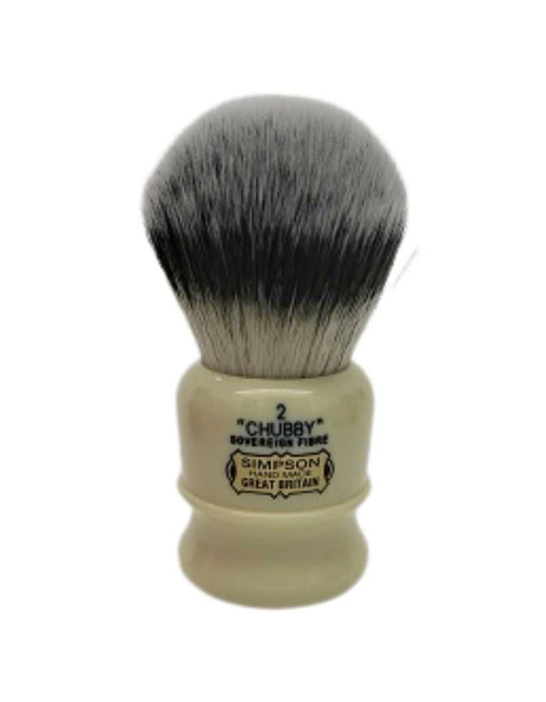 Simpson - Chubby 2 Shaving Brush, Sovereign Grade Synthetic Fiber