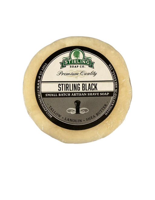 Stirling Soap Co. - Black Shave Soap Refill Puck, 4.5oz