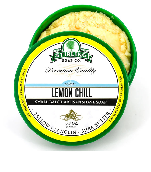 Stirling Soap Co. - Glacial Lemon Chill Shaving Soap