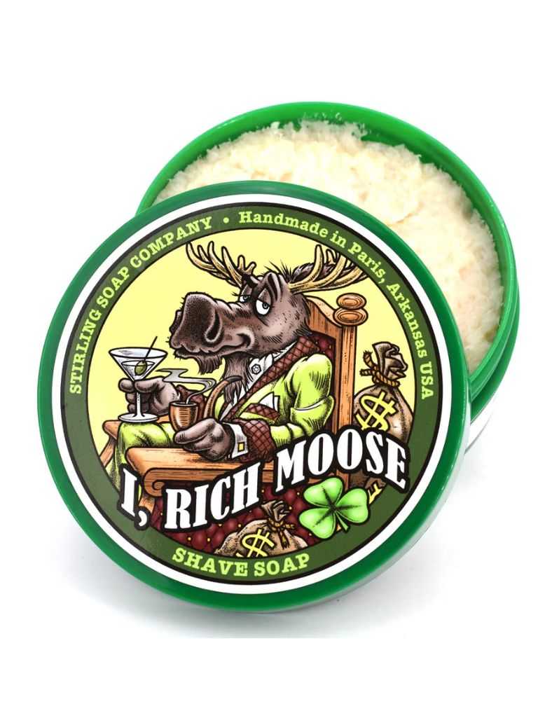 Stirling Soap Co. - I, Rich Moose Shaving Soap
