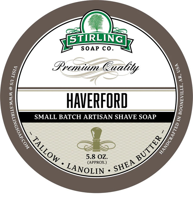 Stirling Soap Co. - Haverford Shaving Soap