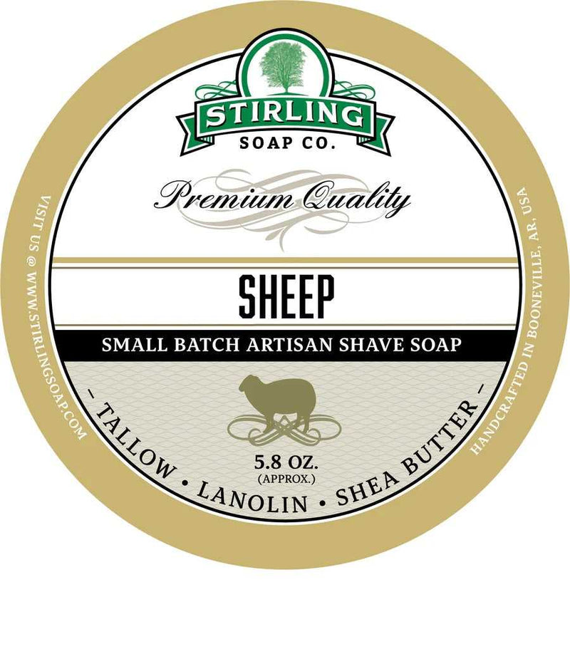 Stirling Soap Co. - Sheep Unscented Shaving Soap
