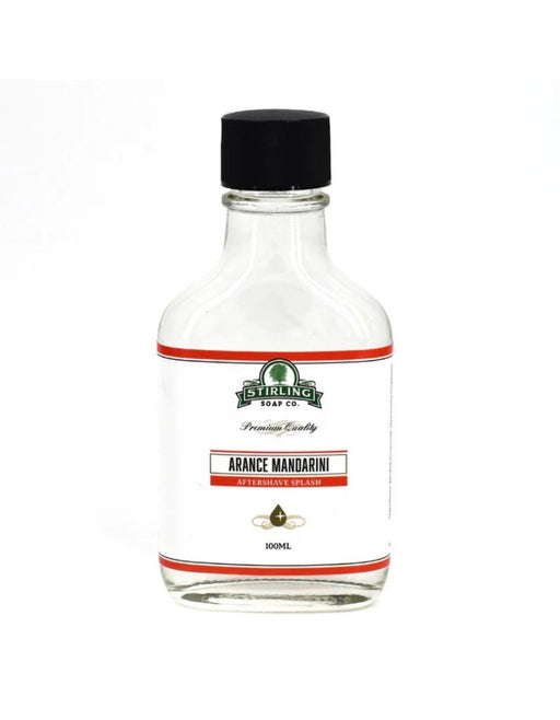 Stirling Arance Mandarini aftershave splash bottle with bright citrus fragrance and classic alcohol-based formula.